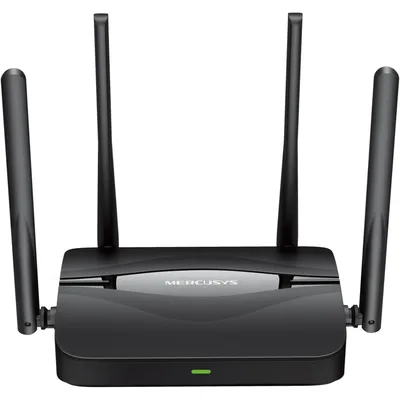 Mercusys MR25BE Router Wi-Fi 7 BE3600Mbps Dual Band, 4 Gigabit Ports, 4 High Gain Antennas, 160MHz Channels, 4K-QAM, MLO, WPA3 Security, App Control - Black