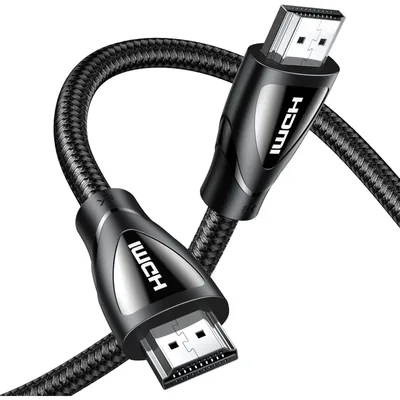 UGREEN 80404 HDMI 2.1 Cable, 3M, Resolution 8K/60Hz 4K/120Hz, Ultra High HD, Male to Male, HDR 10+, Dolby Vision, Bandwidth 48Gbps, Dynamic HDR, 3D video Black