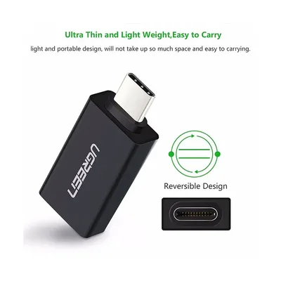 UGREEN Type-C Male to USB 3.0 Female OTG Adapter