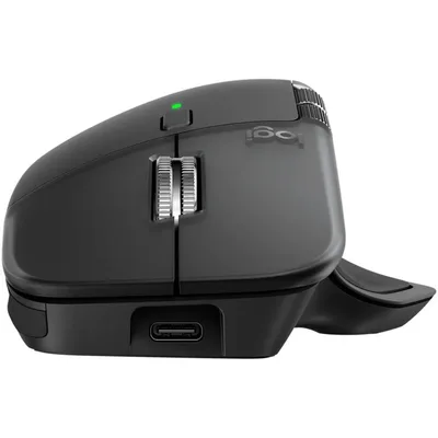 Logitech MX Master 4, Ergonomic Wireless Mouse with Advanced Performance Haptic Feedback, Ultra-Fast Scrolling, USB-C Charging, Bluetooth, Windows, MacOS - Graphite