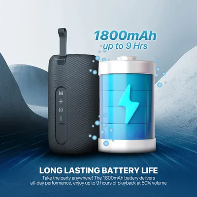 FANTECH BS158 NeraBox 10W RMS PORTABLE SPEAKER Rechargeable Battery - Gray