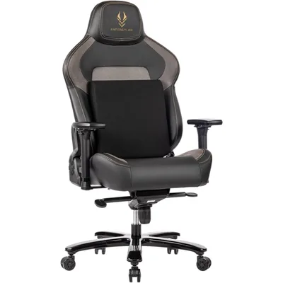 Fantasylab  Big and Tall Gaming Chair 440LBS Gaming Chair with Metal Base Memory Foam Lumbar 4D Adjustable Armrest Computer Chair for Heavy People Ergonomic High-Back Computer Chair