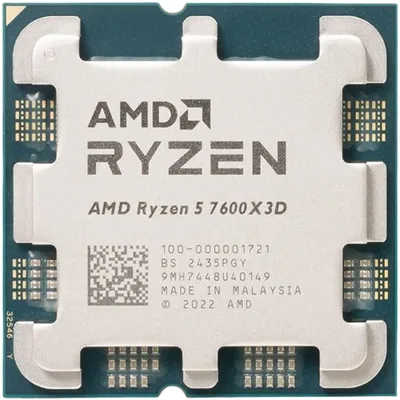 AMD AM5 Ryzen 5 7600X3D Tray 4.1GHz MAX Boost 4.7GHz 6xCore 65W / 4.7 GHz / Sockel AM5, Tray