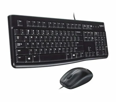 Logitech MK120 Desktop Wire Kit ( Keyboard and Mouse ) USB