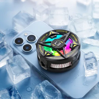 Lenyes LPC204 AI-Powered RGB Illuminated Aluminum Phone Cooling Fan