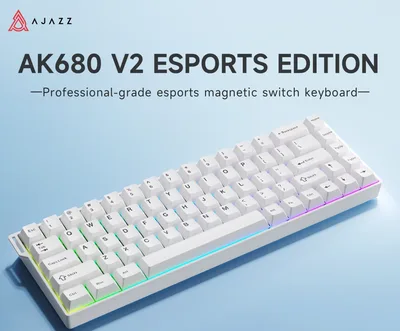 AJAZZ AK680 V2 Gaming mechanical keyboard White