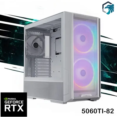 EC Power 5060TI-82 Gaming PC NEW 14Gen Intel Core i5 10-Cores w/ Nvidia RTX 5060TI 8GB DDR7 & Liquid Cooler