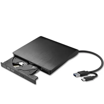 External CD/DVD Drive for Laptop, USB 3.0 CD DVD Player Portable +/-RW Burner CD ROM Reader Writer Disk Duplicator Compatible with Laptop Desktop PC Windows Apple Mac Pro MacBook Linux