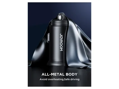 JoyRoom JR-CCN03 2USB 24W 2USB mini Metal Car Charger