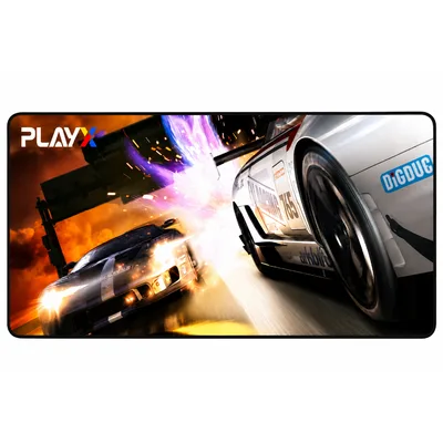 PLAY X Mouse Pad Extended Desk Mat. 90 x 40 cm, Rubber Base,. Large XL Play Mat for Keyboard, Gaming, Laptop