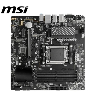 MSI PRO B650M-P AM5 Ryzen 7000 DDR5 SATA 6G 2x M.2 2.5G LAN 7.1 Audio mATX Motherboard