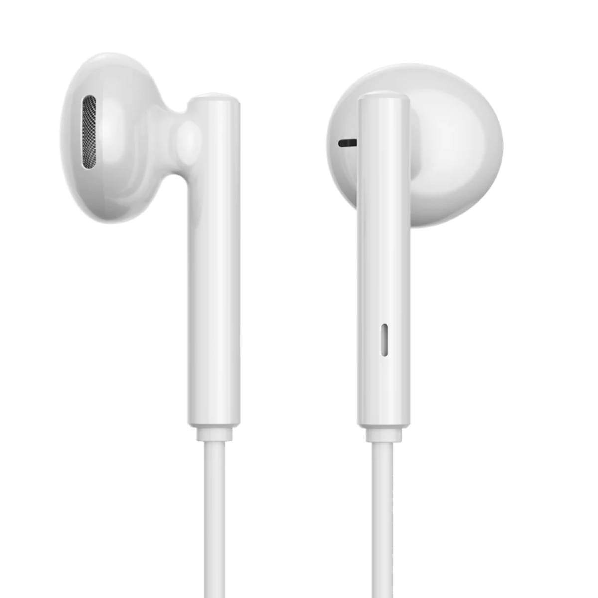 JOYROOM JR-EC05 TYPE-C Series Half In-Ear Wired Earphones-White for iPhone 15 & Samsung