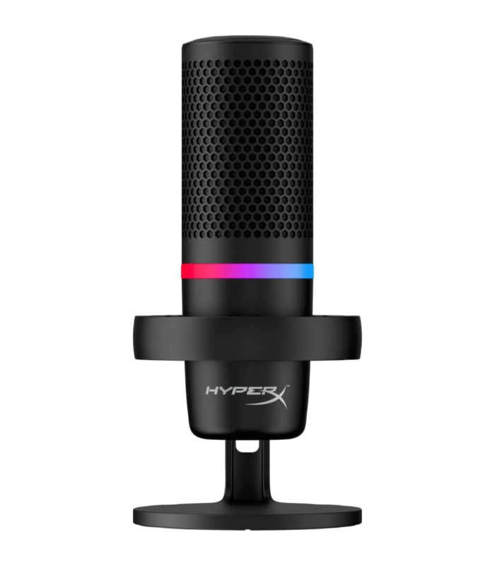 HyperX DuoCast RGB USB Condenser Microphone Cardioid Pop Filter Gain Control For PC, PS5, PS4, Mac
