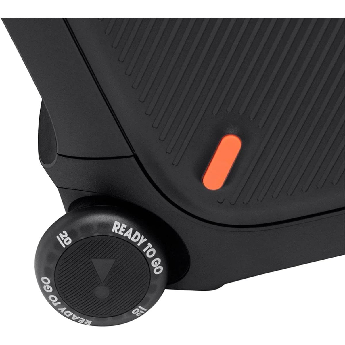 JBL Partybox 310 Portable Party Speaker 240W Output Power 2x 6.5" Woofers & Two 2.5" Tweeters Up to 18 Hours of Play Time USB Playback & Device Charging, Wheels & Telescoping Handle, IPX4 Splashproof - Black