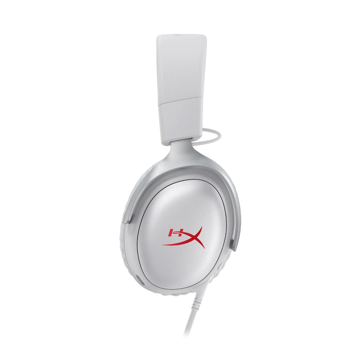 HyperX Cloud III – Wired Gaming Headset, PC, PS5, Xbox Series X|S, Angled 53mm Drivers, DTS Spatial Audio, Memory Foam, Durable Frame, Ultra-Clear 10mm Mic, USB-C, USB-A, 3.5mm