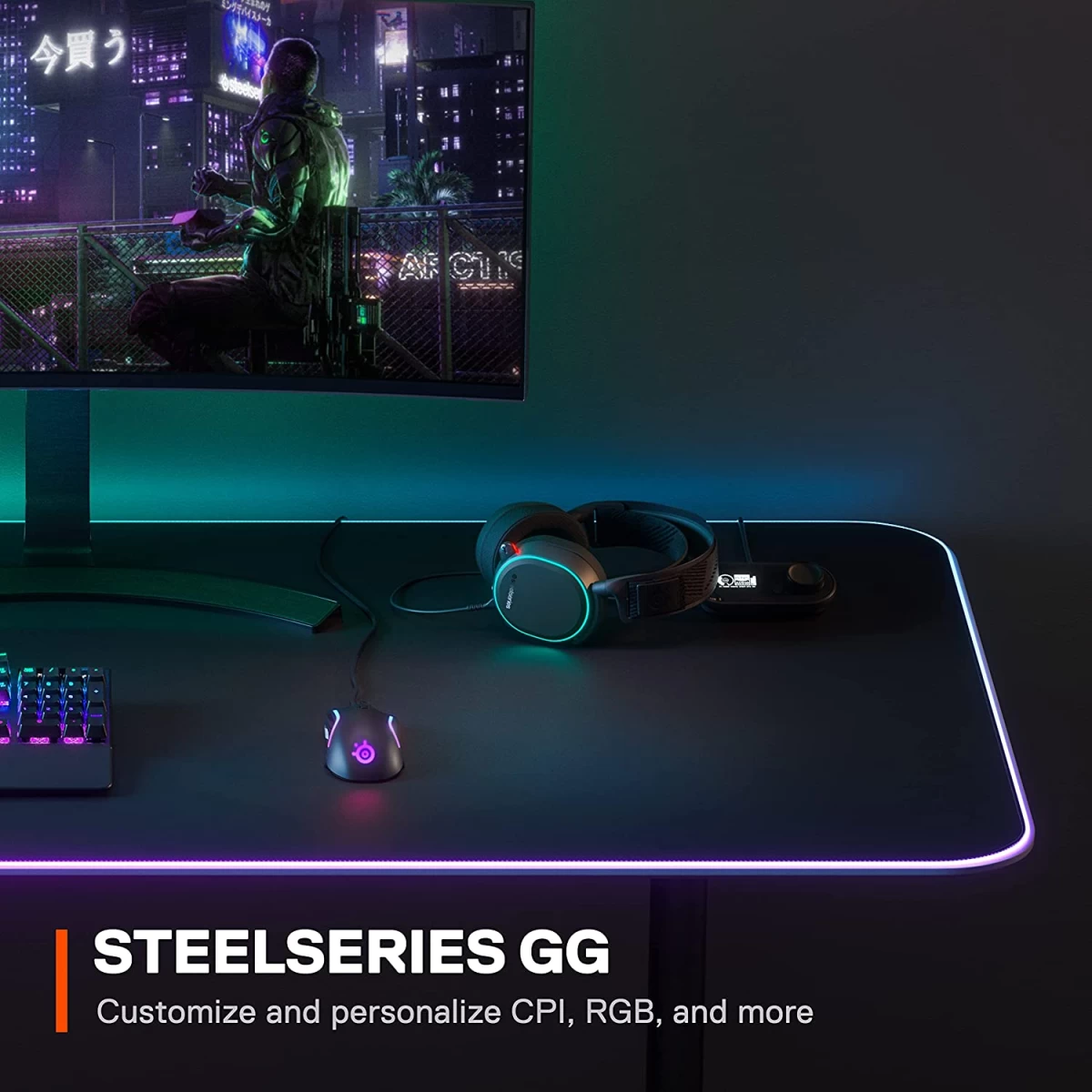 SteelSeries Rival 5 PrismSync RGB Lighting 9 Buttons 18,000 CPI TrueMove Air Optical Sensor - Black