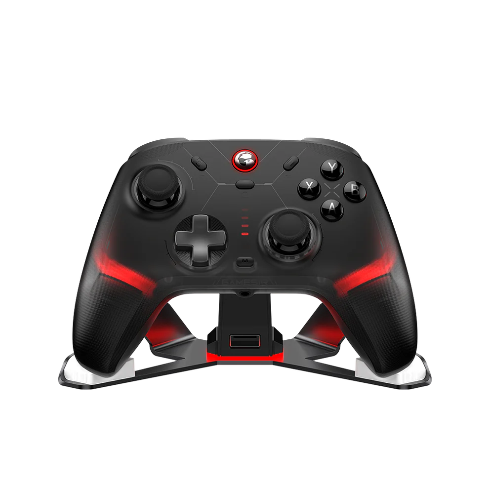 GameSir Cyclone 2 Wireless Controller - 1000Hz Polling Rate, TMR Joysticks, Hall/Micro 2-in-1 Triggers for PC/Switch/Android/iOS, PC Gaming Controller with Charging Dock (Black)