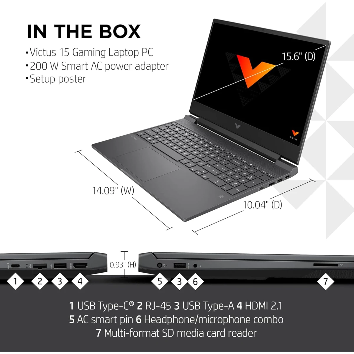 Victus by HP (2024) 15-fa2013dx NEW 13Gen Intel Core i5 13420H12-Cores w/ Nvidia RTX 3050 6GB & 144Hz Display - Mica Silver