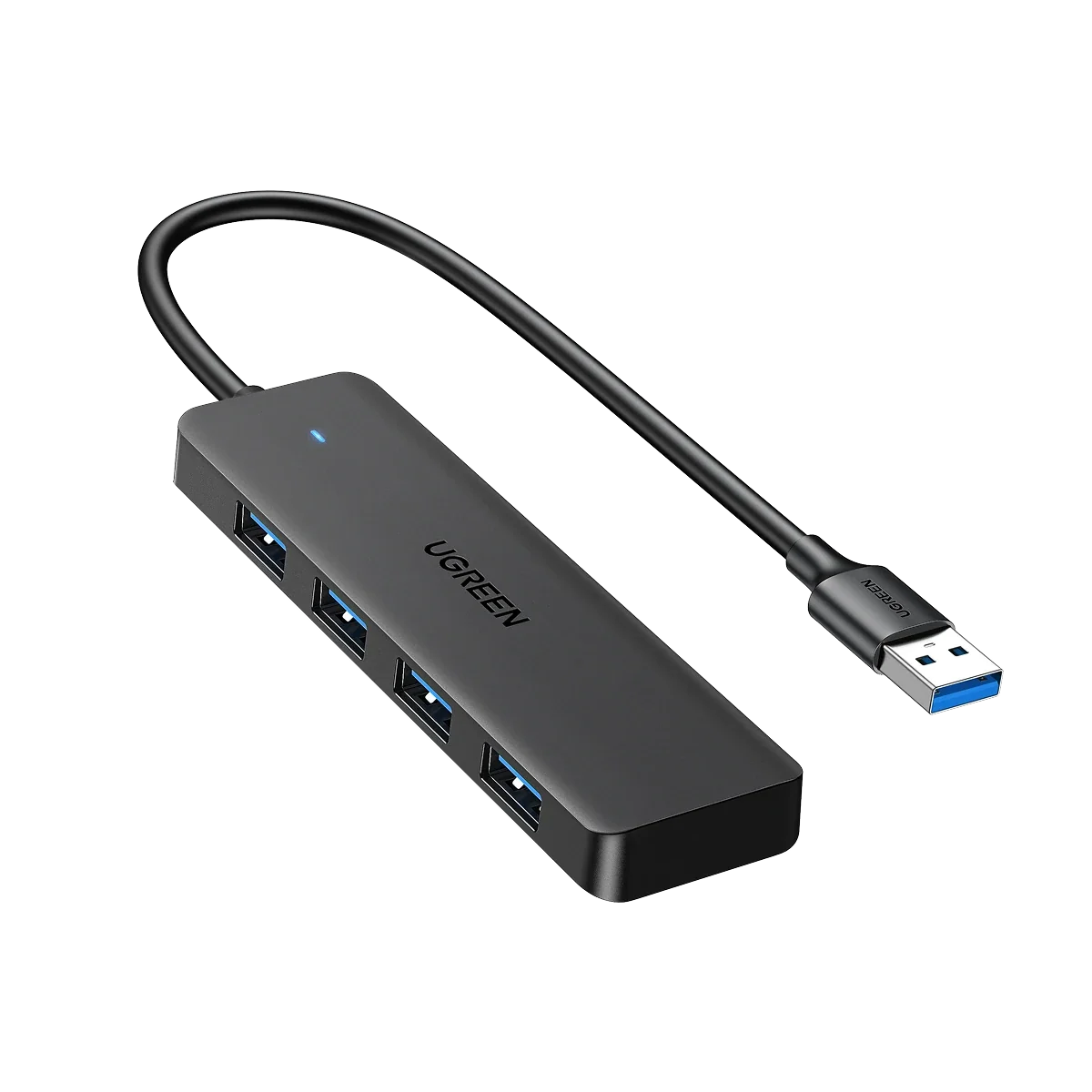 UGREEN USB 3.0 Hub, 4 Ports USB A Splitter Ultra-Slim USB Expander for Mouse, Keyboard, Flash Drive, U Disk, Printer Compatible with Laptop, Desktop PC, Xbox, PS5, and More