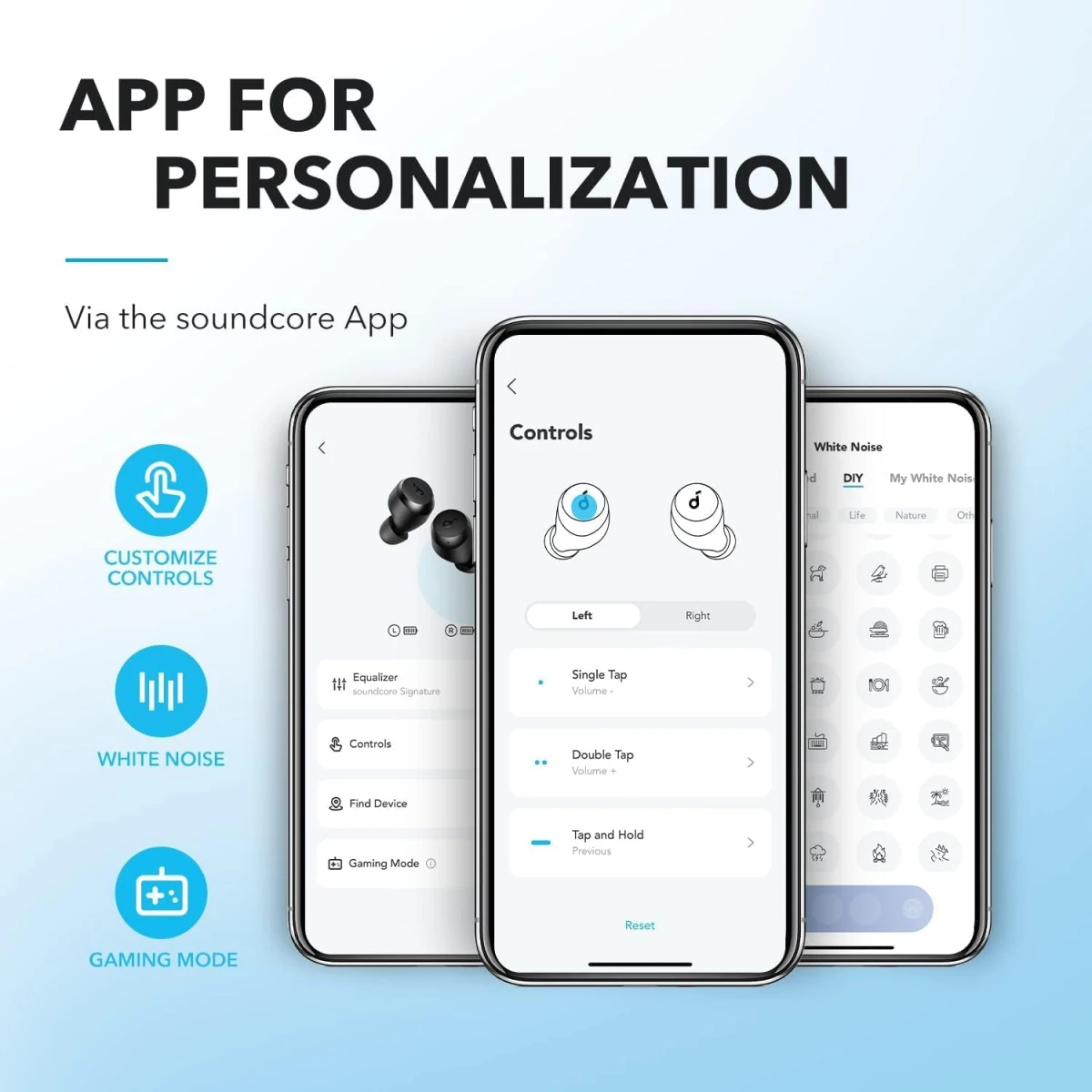 Anker Soundcore A25i Bluetooth 5.3, App Custom Sound 28 Hours Playtime Water Resistant 2 Microphones for Clear Calls Unique Earphone Mode - Black