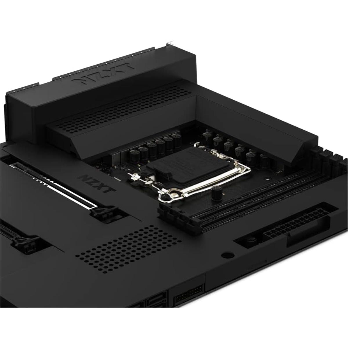 NZXT N7 Z790 Motherboard - N7-Z79XT-B1 - Intel Z790 chipset (Supports 12th, 13th, 14th Gen CPUs) - ATX Gaming Motherboard - Integrated I/O Shield - WiFi 6E connectivity - Bluetooth - Black