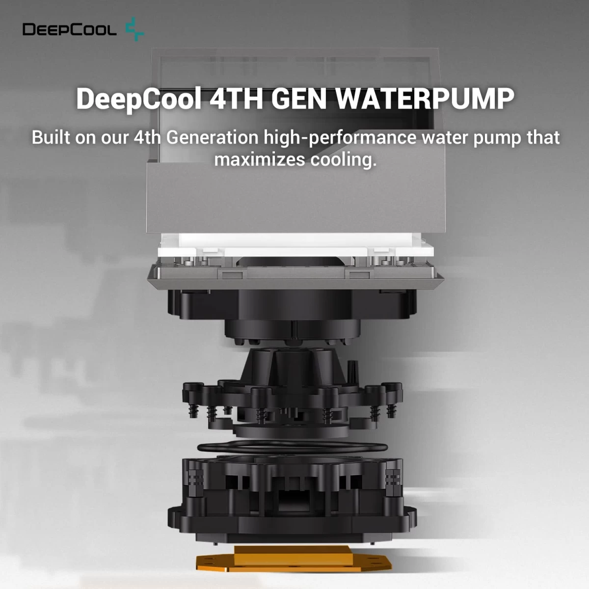 DeepCool Liquid Cooler LT520 4th Gen Dual-Chamber Pump 3100RPM Multidimensional Infinity Mirror ARGB Block 280w TDP AIO Cooler