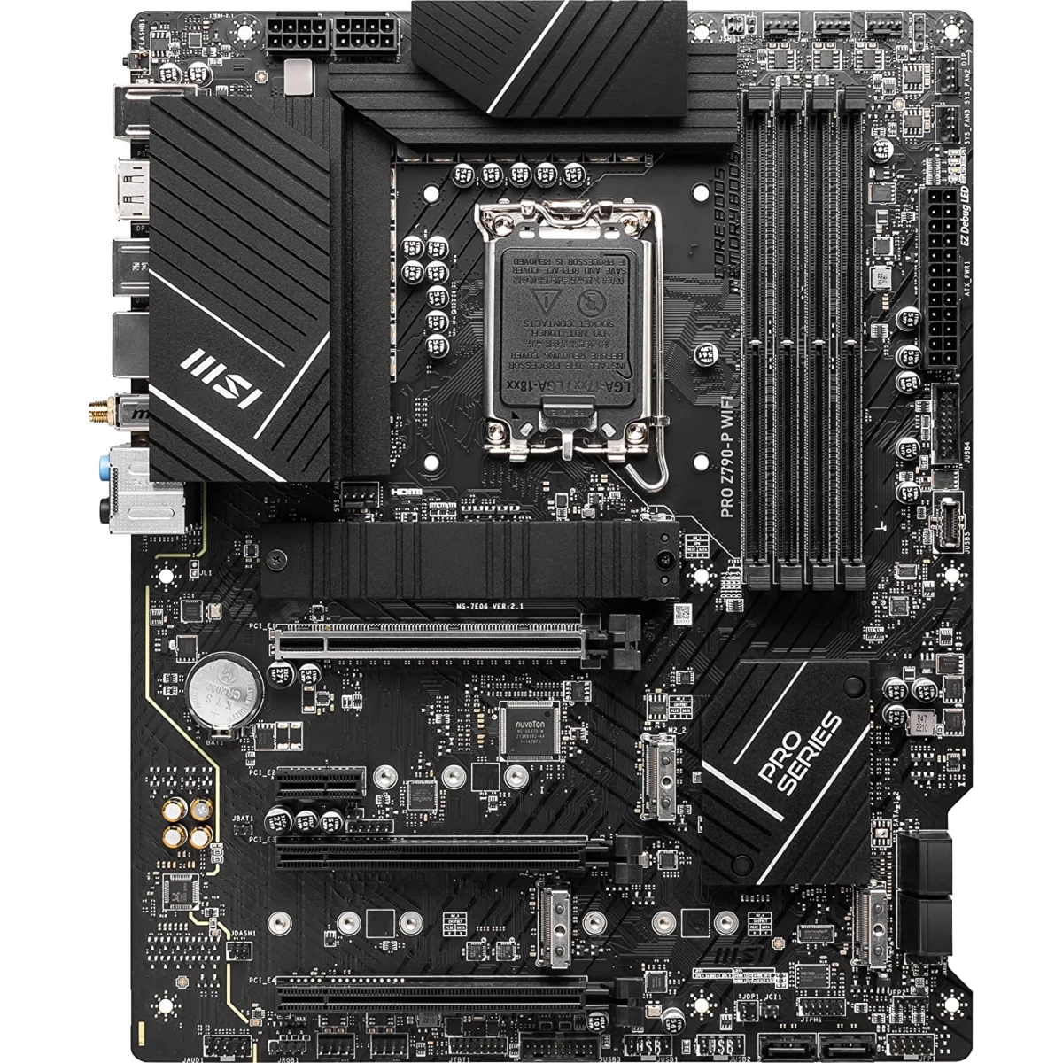 MSI PRO Z790-P WIFI DDR5 LGA 1700 Intel Z790 SATA 6Gb/s DDR5 ATX Motherboard