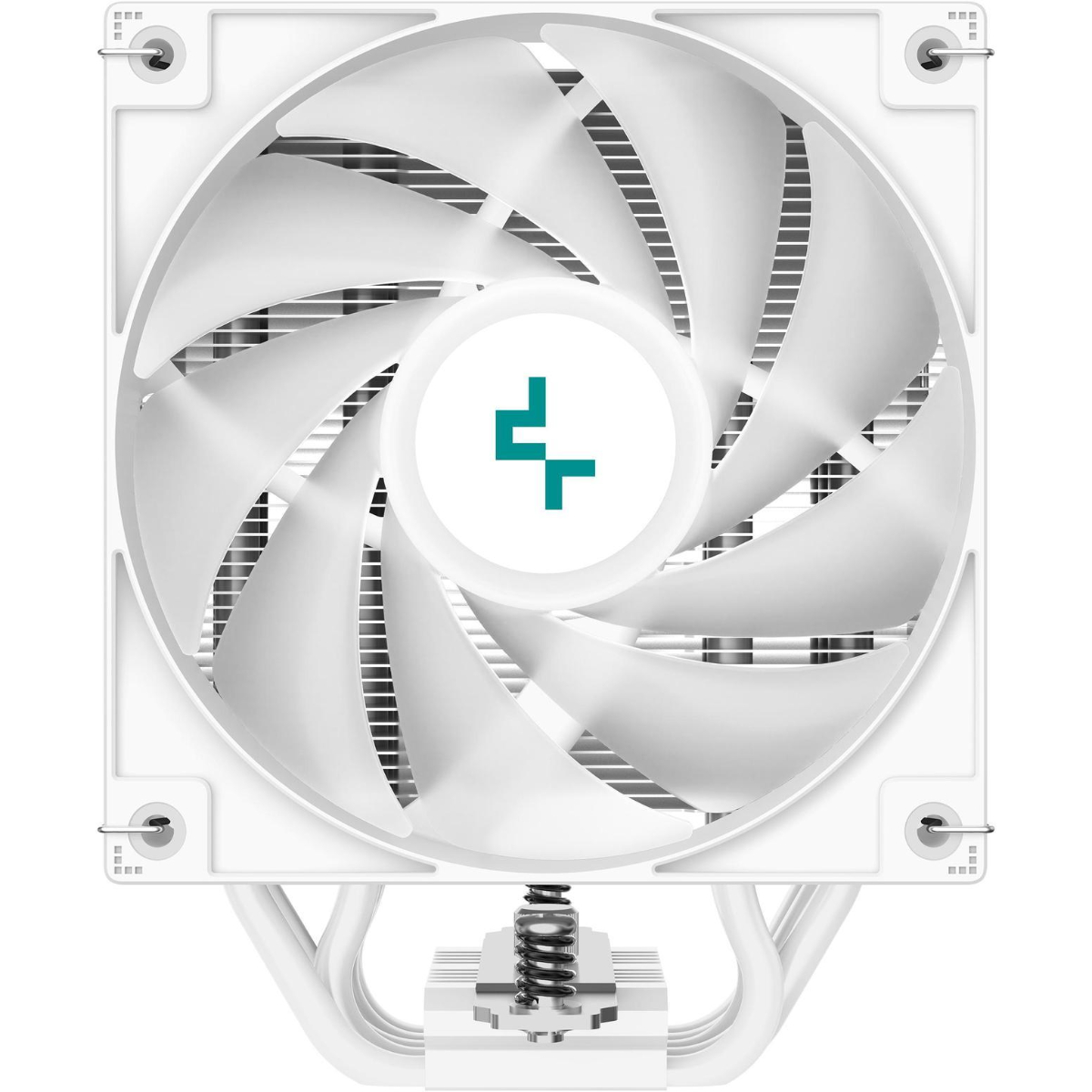 DeepCool AG500 WH ARGB Single-Tower Performance CPU Cooler, 5 Copper Heat Pipes, 120mm ARGB PWM Fan, White