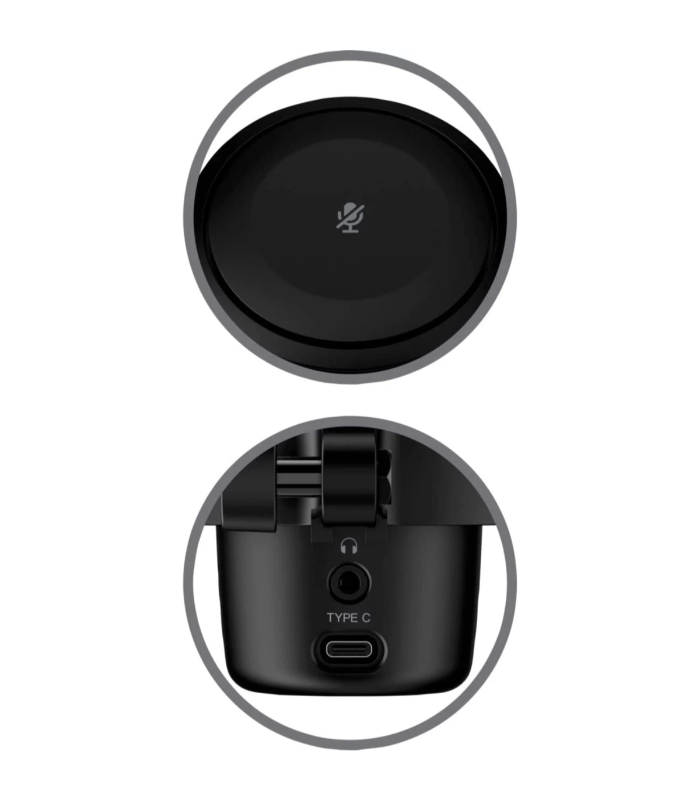 HyperX DuoCast RGB USB Condenser Microphone Cardioid Pop Filter Gain Control For PC, PS5, PS4, Mac