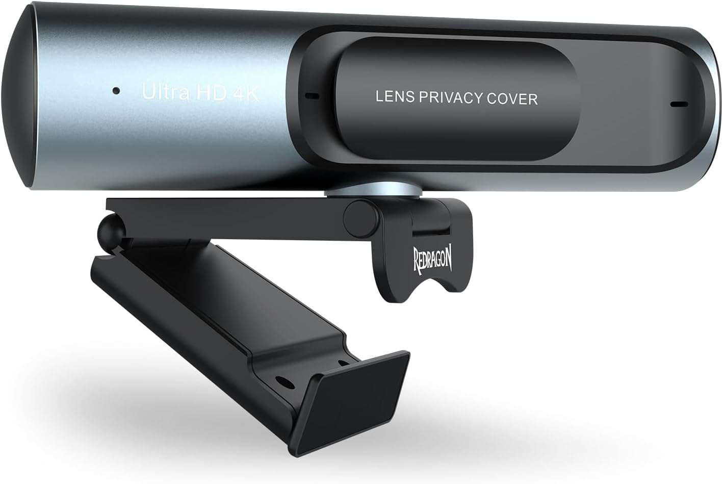 Redragon GW911 4K Webcam for PC, Ultra HD with Dual Noise-Cancelling Mic, PDAF Auto Focus, Auto Light Correction, Plug & Play, Privacy Cover – Works w/Zoom/Teams/Skype/Google Meet hover