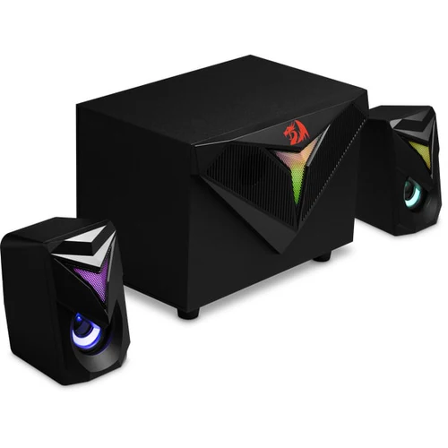 REDRAGON GS700 TOCCATA RGB 2.1 Gaming Speaker – USB Powered+3.5mm Cable - Black