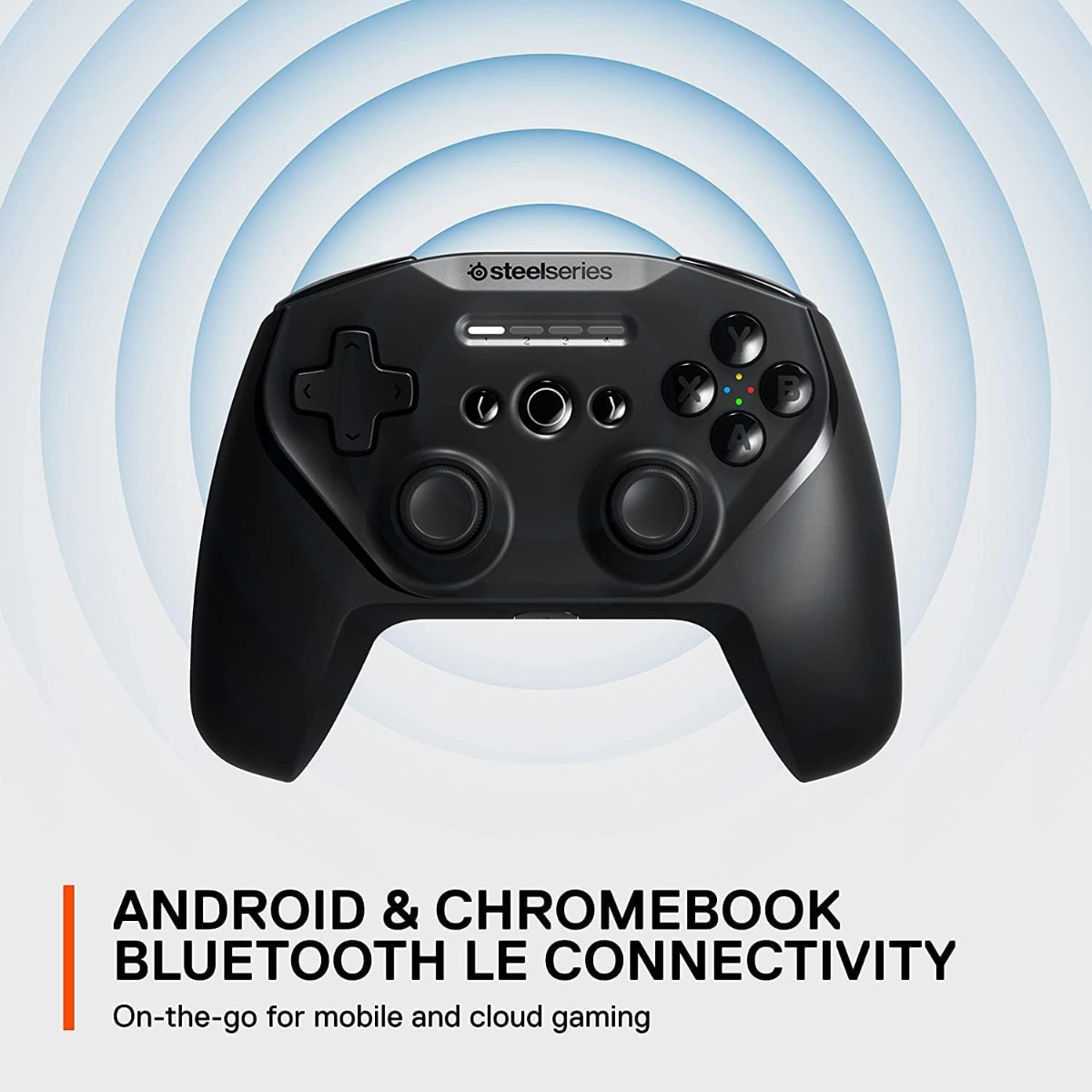 SteelSeries Stratus+ Gaming Controller with Slim Phone Mount, 90+ Hrs Mobile Gameplay with Fast Charge, High Performance with ALPS Thumbsticks & Hall Effect Triggers, USB-C, Mobile hover