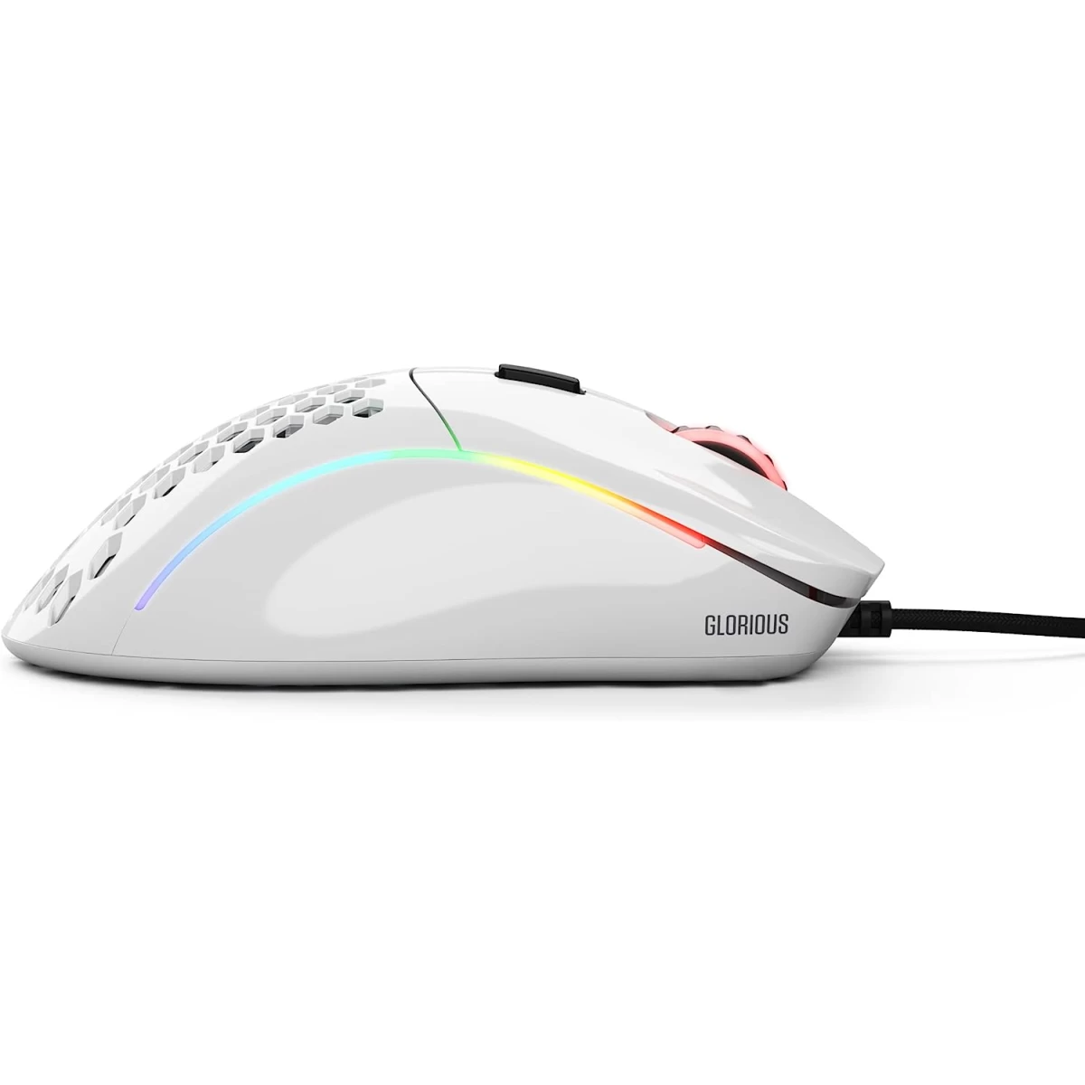 Glorious Model D 68G Superlight Honeycomb Mouse RGB USB Mouse - Matte White