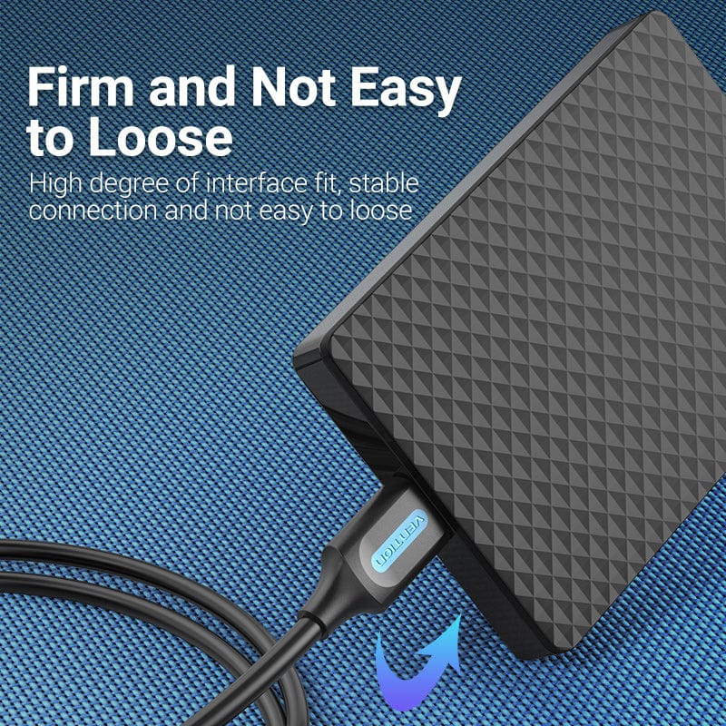 Vention Mini USB Cable Fast Charging USB to Mini USB Data Cable for Digital Camera HDD MP3 MP4 Player DVR GPS Mini USB 2.0 Cable 0.5M