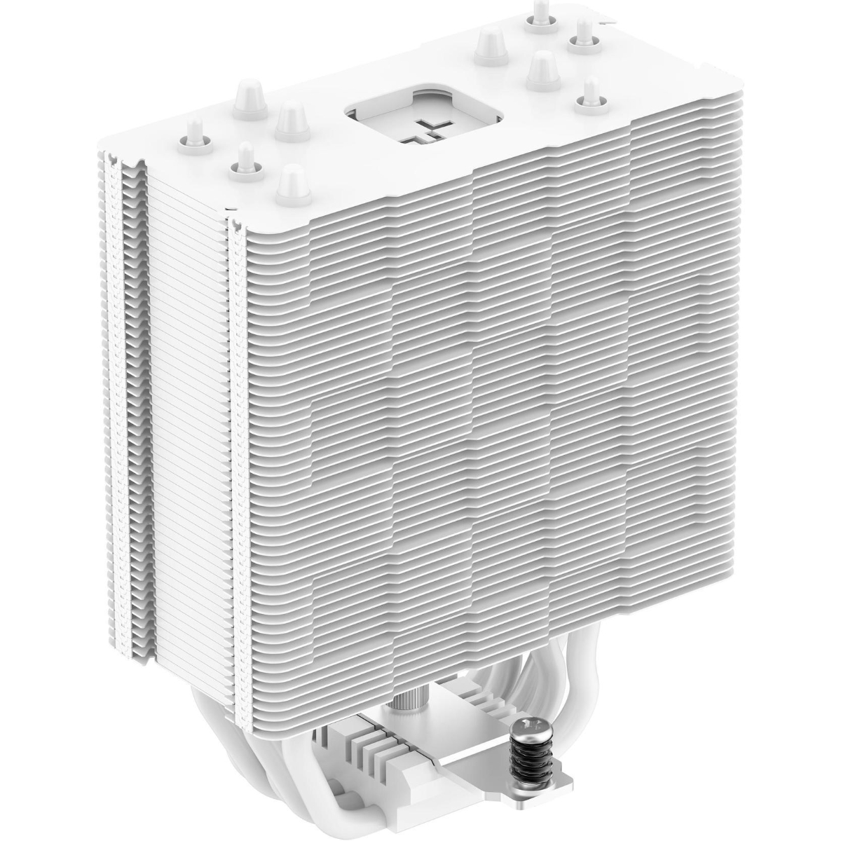 DeepCool AG500 WH ARGB Single-Tower Performance CPU Cooler, 5 Copper Heat Pipes, 120mm ARGB PWM Fan, White