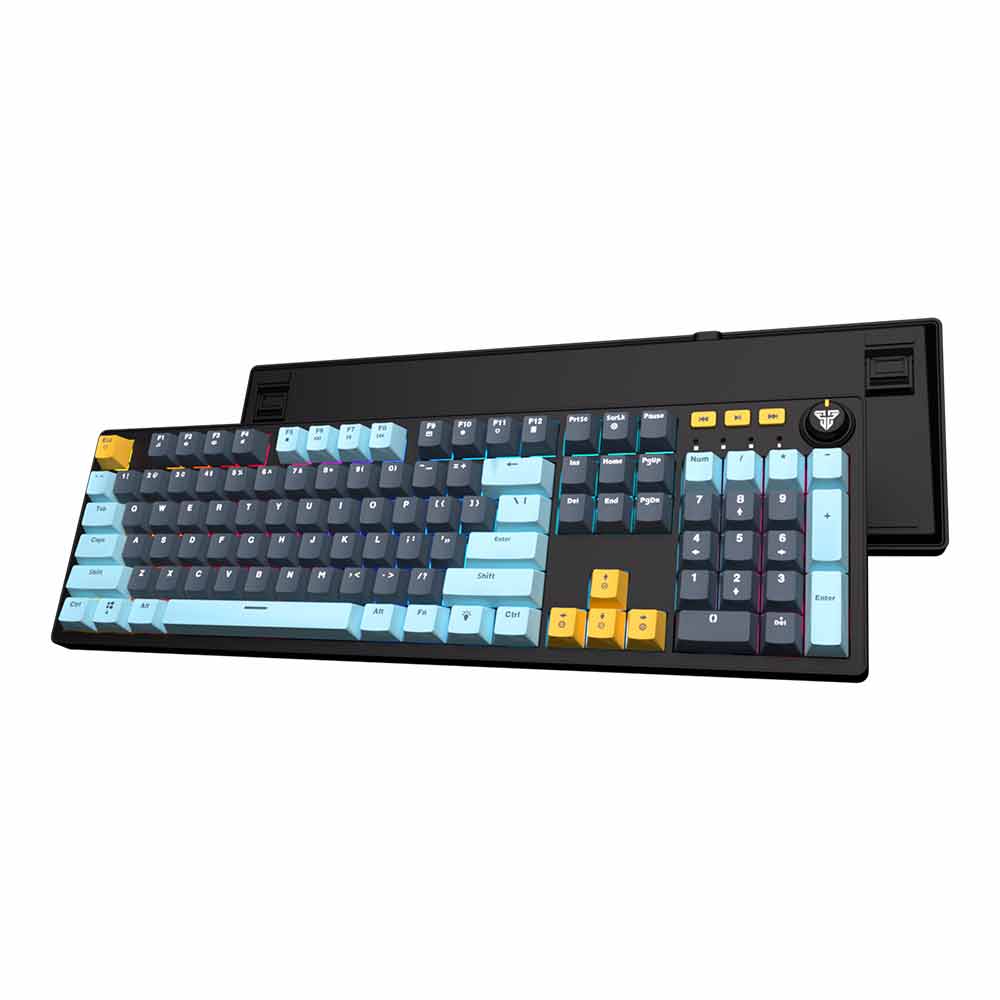 FANTECH ATOM107S MK893S MECHANICAL GAMING KEYBOARD MIZU EDITION SKY BLUE
