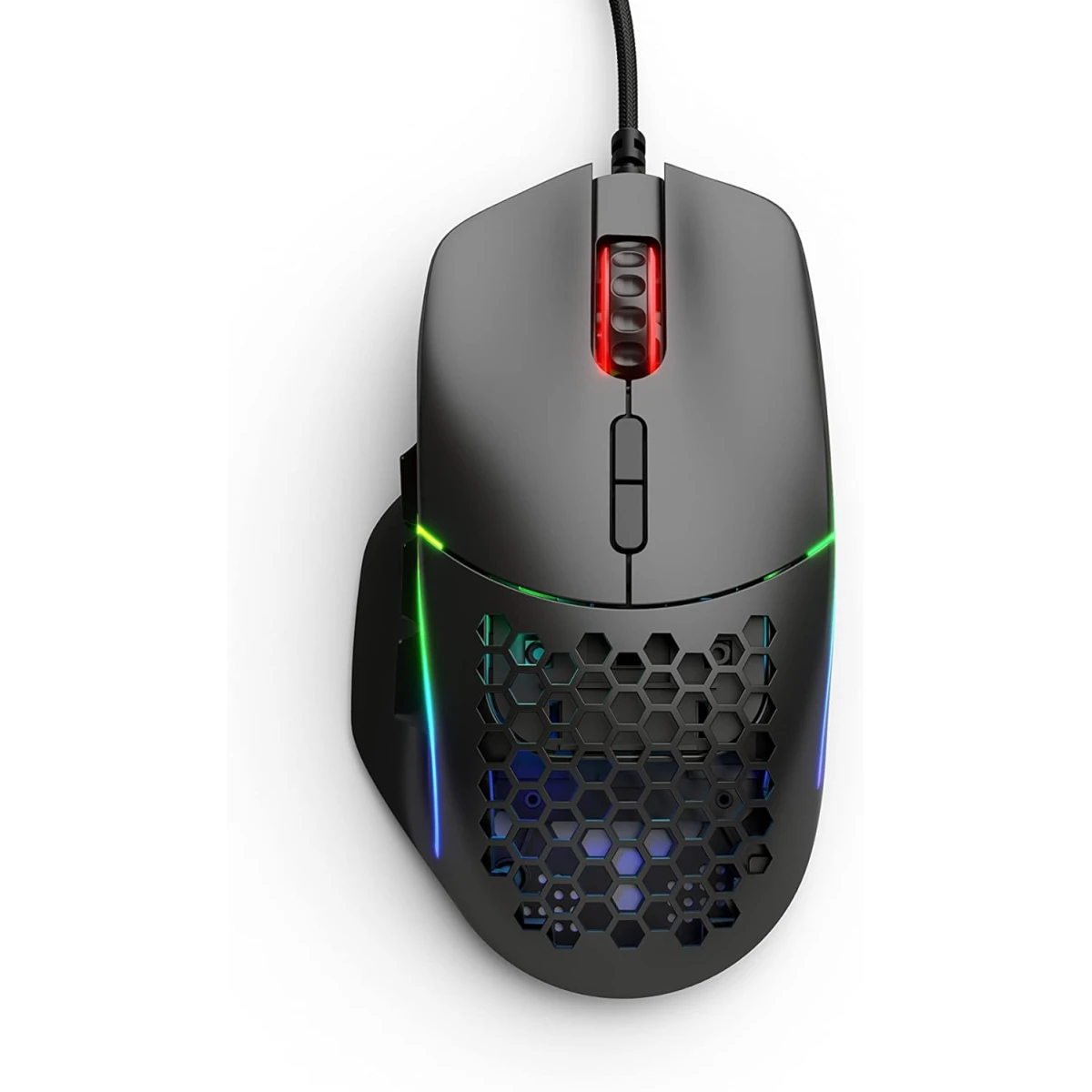GloriousModel I Wired 69G Superlight 2 Swappable Buttons RGB PTFE Feet 9 Programmable Buttons Side Thumb Rest - Matte Black