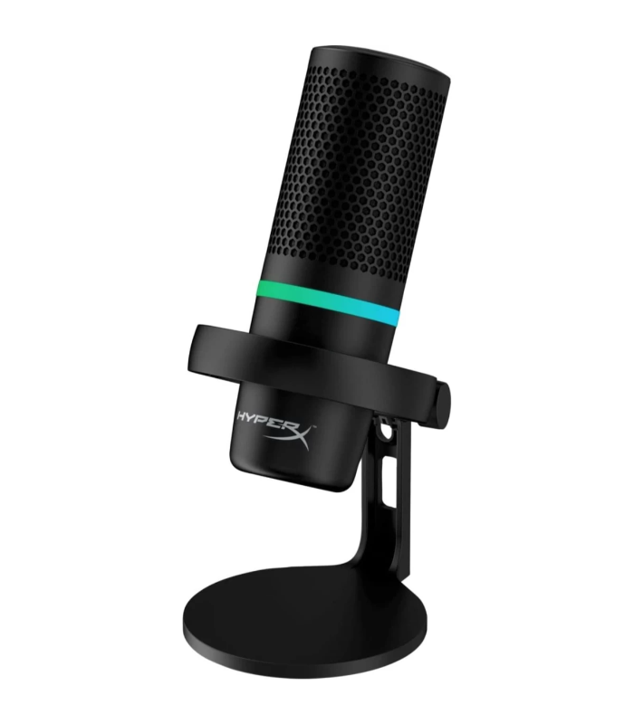 HyperX DuoCast RGB USB Condenser Microphone Cardioid Pop Filter Gain Control For PC, PS5, PS4, Mac