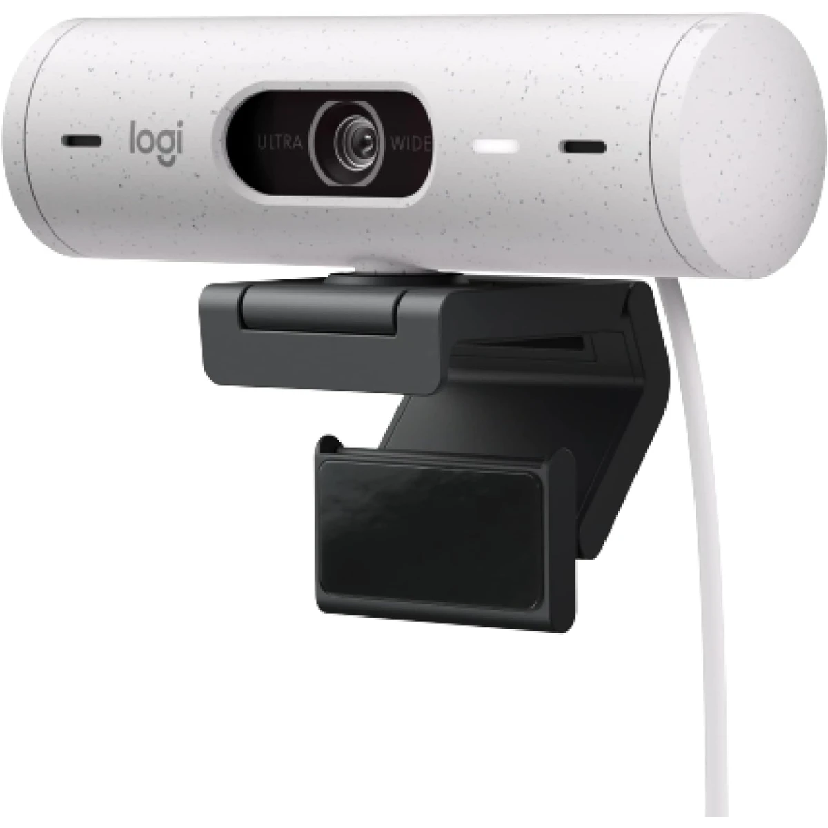 Logitech Brio 500 Full HD Webcam with Auto Light Correction Show Mode Dual Noise Reduction Mics Privacy Cover For Microsoft Teams, Google Meet, Zoom, USB-C Cable