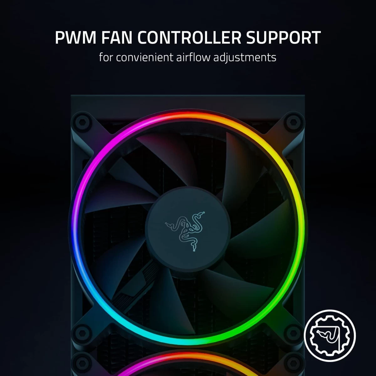 Razer Hanbo Chroma 360mm All-In-One Liquid Cooler aRGB Pump Cap Quiet Powerful aRGB Fans Silent PWM Fan RGB Chroma