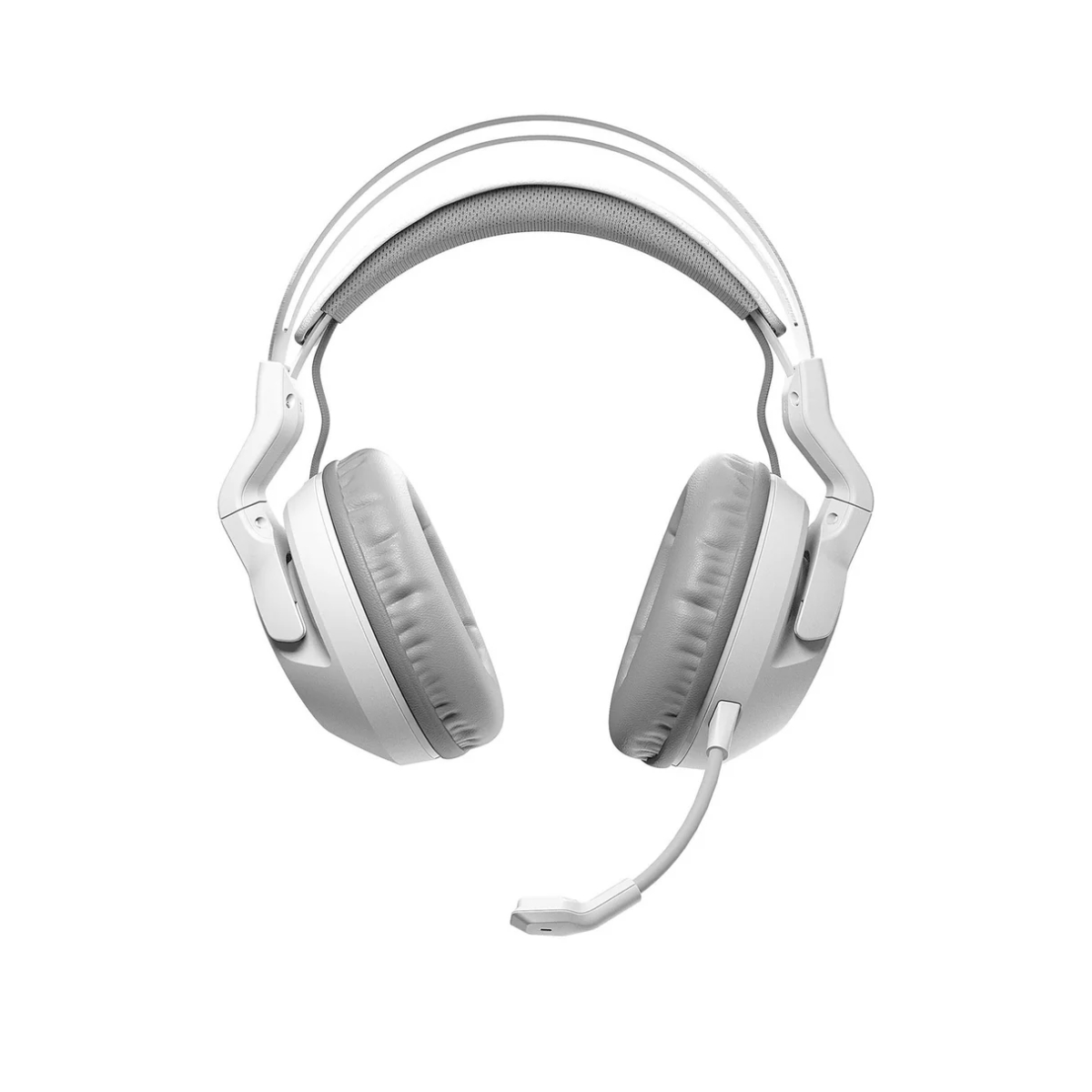 ROCCAT Elo 7.1 Air PC Wireless Gaming Headset, Surround Sound Headphones with Detachable Noise Cancelling Microphone, 50mm Drivers, 24 Hr Battery Life, RGB Lighting,White