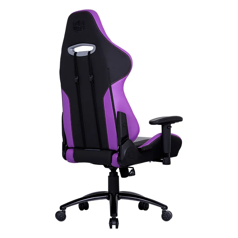 Cooler Master Caliber R3 Gaming Chair (Purple), Steel Frame, Ultra Comfortable Memory Foam & PU, 2D Armrest, Up To 180° Recline & 150KG Max Weight Load