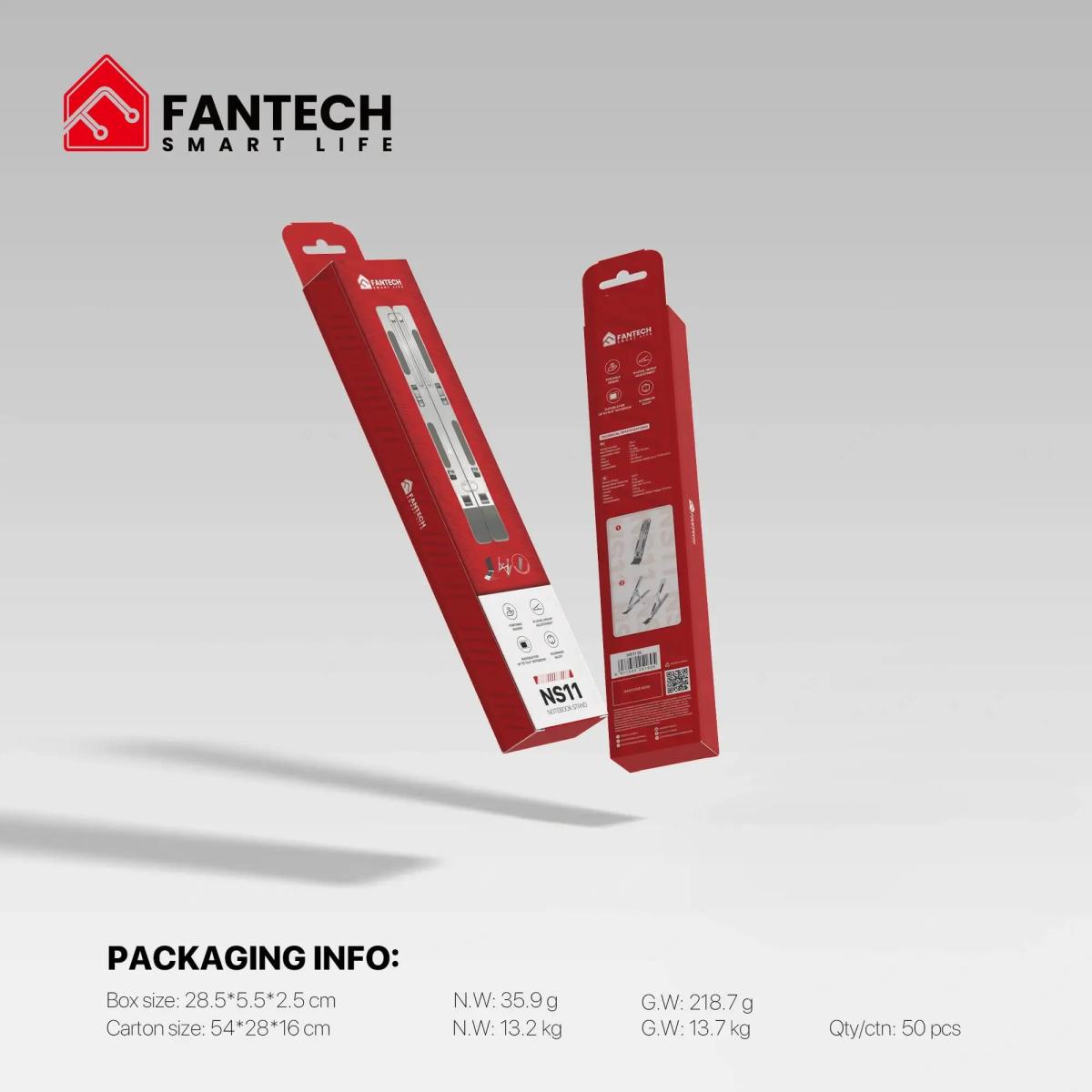 Fantech Ns11 Laptop Stand, Portable Design, 6-Level Adjustment hover