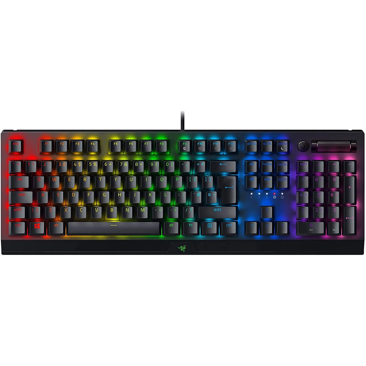 Razer BlackWidow V3 Mechanical Keyboard with Green Switches Chroma