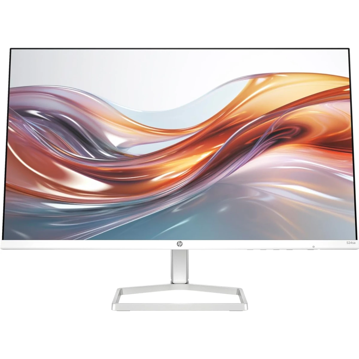 HP 524sa 24" Ultraslim IPS Full HD 100Hz True-Color Low-Blue Light Filter w/ 99% sRGB 300 nits & Built-In Dual 2W Speakers - Silver & White