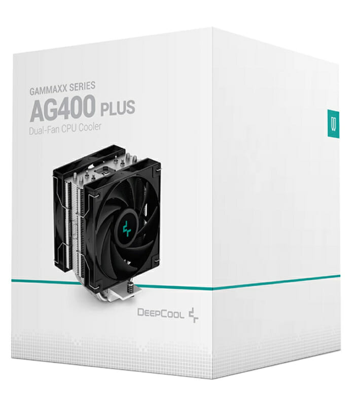 DeepCool GAMMAXX AG400 Plus CPU Air Cooler Support 220w TDP 4pcs Heat Pipes w/120mm PWM Fan