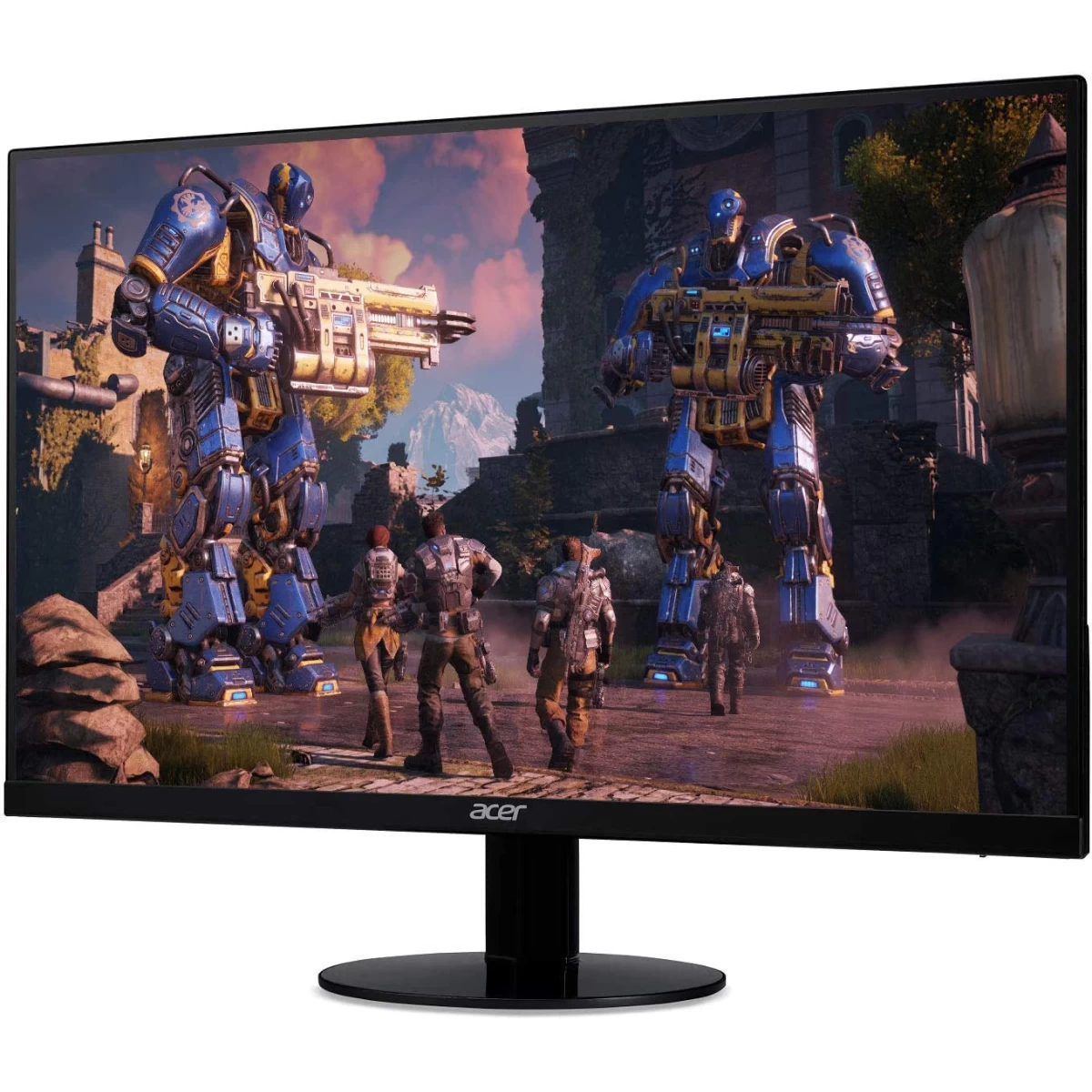 Acer SB241YBI 24” IPS Full HD 75Hz 1ms VRB Ultra-Thin Zero-Frame AMD Radeon FreeSync HDMI Port & VGA Port - Black