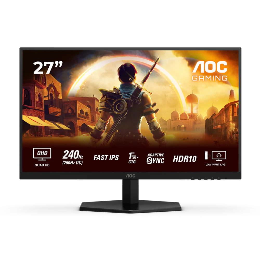AOC Q27G42ZE 27 inch QHD Gaming Monitor 2K Fast IPS 260Hz Oc 1ms G 