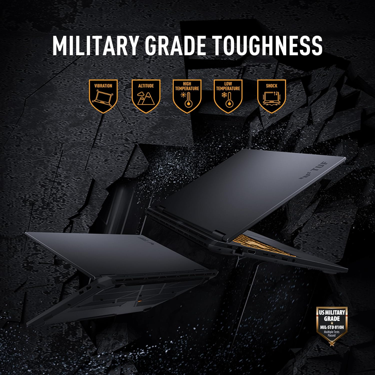 ASUS TUF Gaming F16 Gaming Laptop 2025 NVIDIA RTX 5050 8GB Intel Core i5-13450HX 16GB RAM 512GB SSD 16"FHD 165Hz Display  Windows 11-Jaeger Gray hover