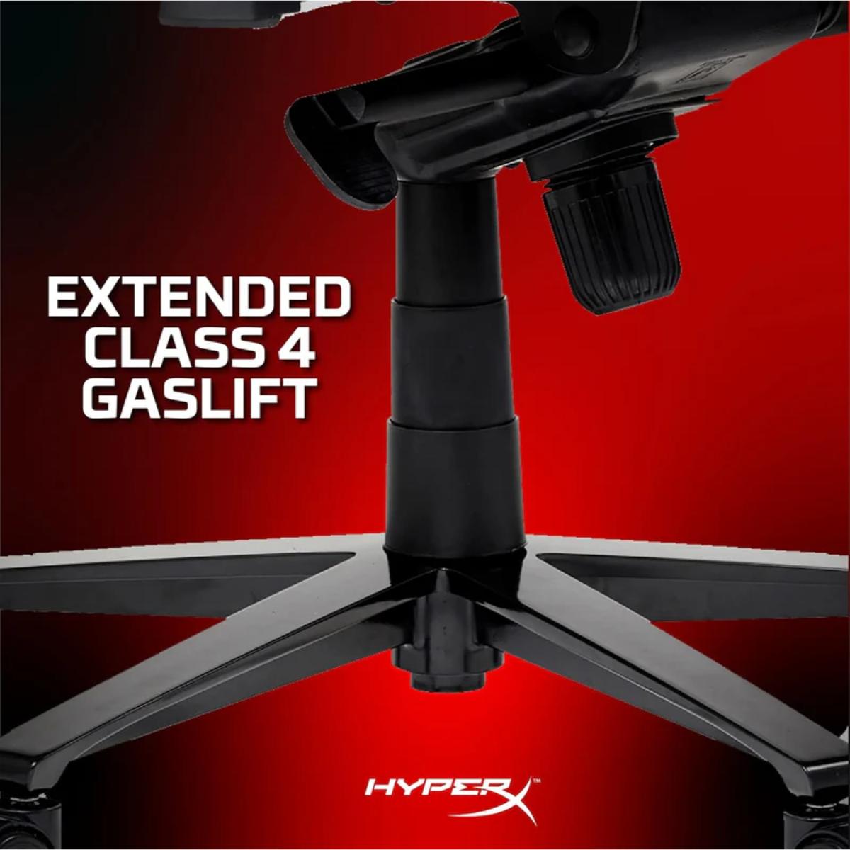 HyperX Blast Gaming Chair - Ergonomic Gaming Chair, Leather Upholstery Video Chair - Red Black PC Racing Tilt Gaslift Foam Armrests Office Secret Hyper X Chair Lab